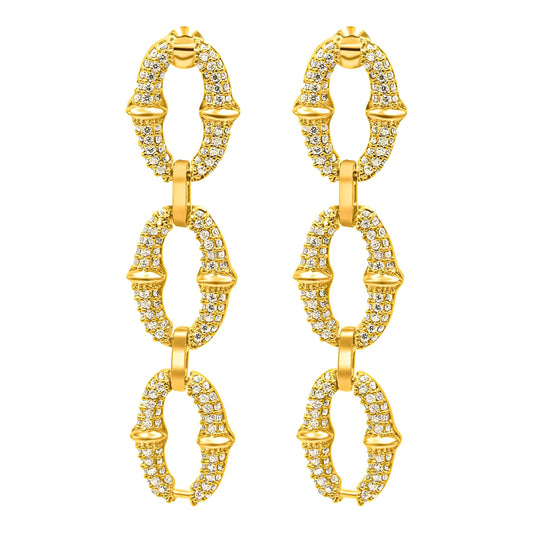 Angelique Gold-plated Earrings