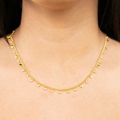 Sasha Gold-plated Chain Necklace For Women