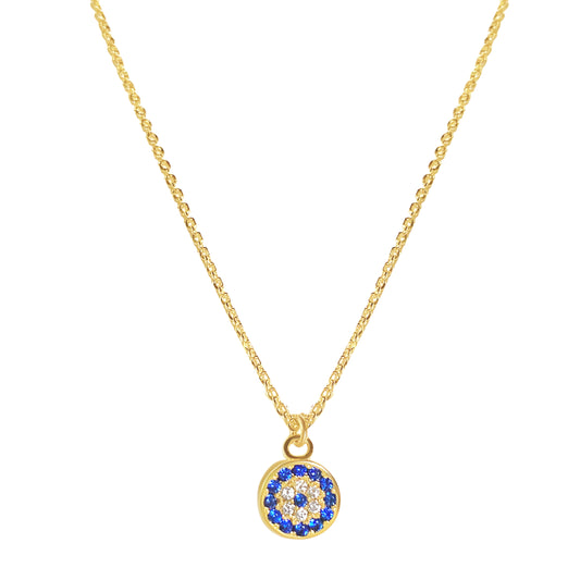 Luna Gold-plated Charm Necklace For Women