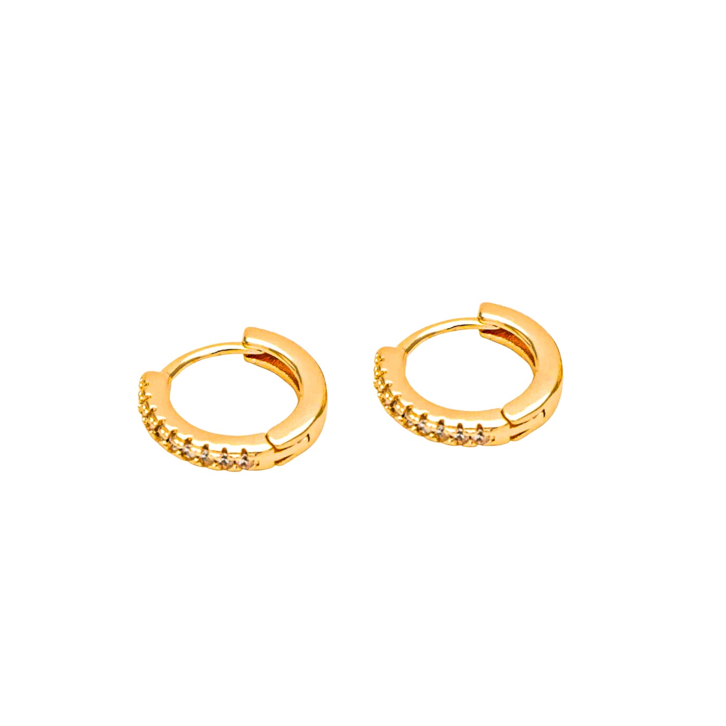Harper Gold-plated Hoop Earrings For Women