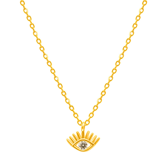 Bianca Gold-plated Charm Necklace For Women