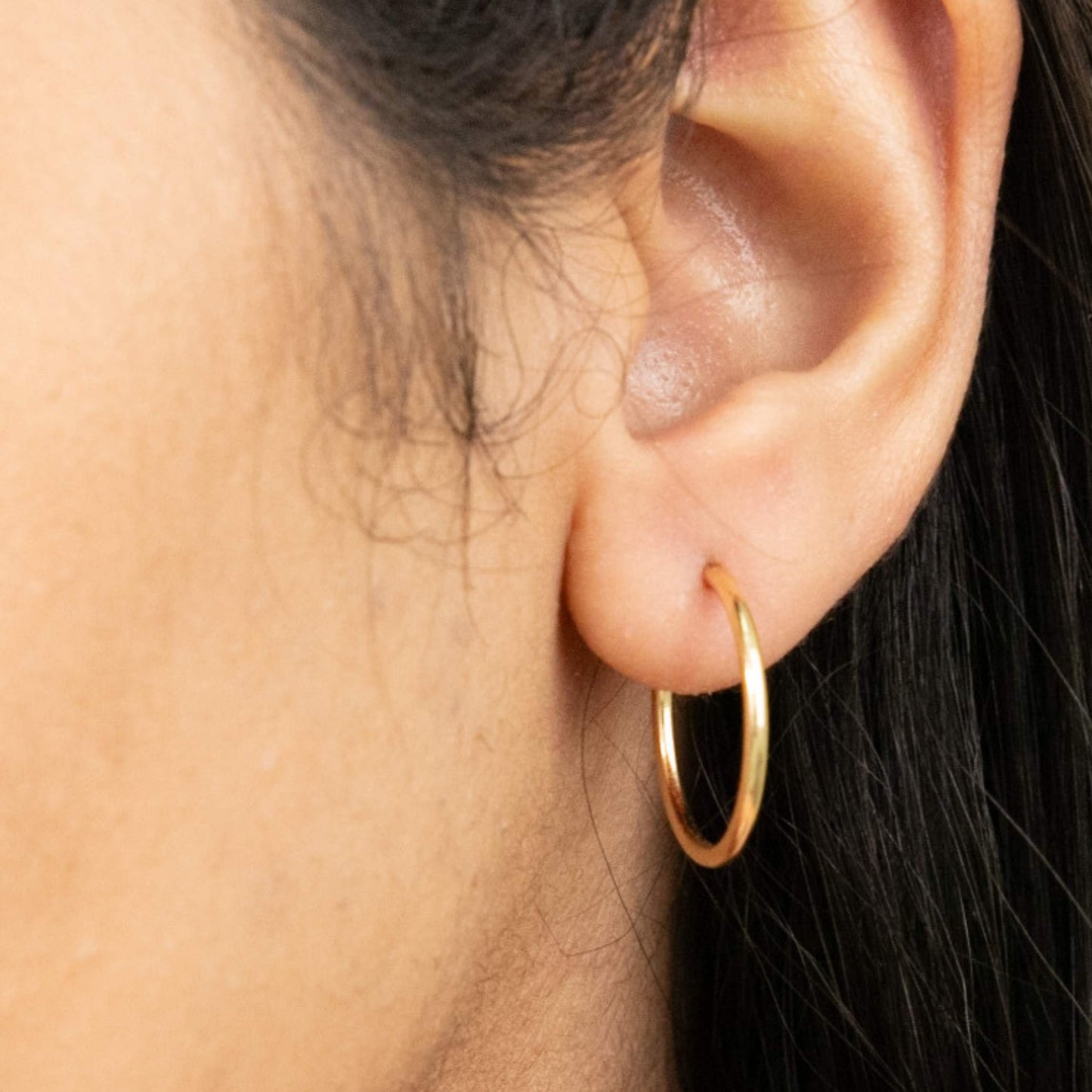 Mazikeen Gold-plated Hoop Earrings For Women