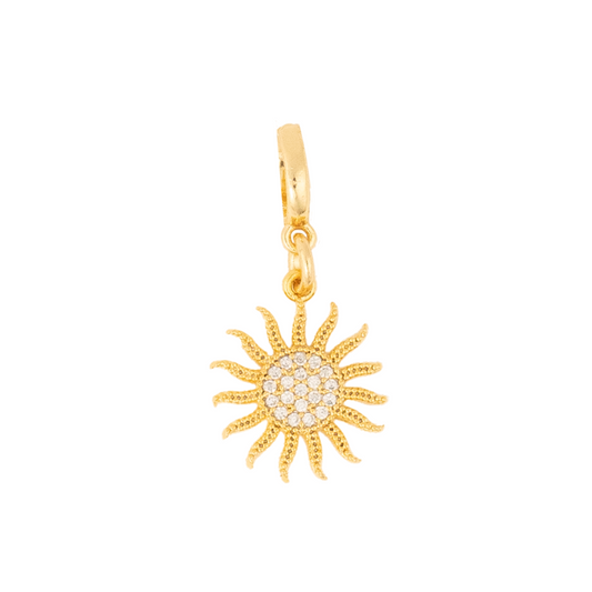 CZ Sun Charm