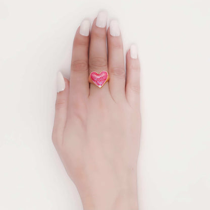 Jade Gold-plated Ring For Women