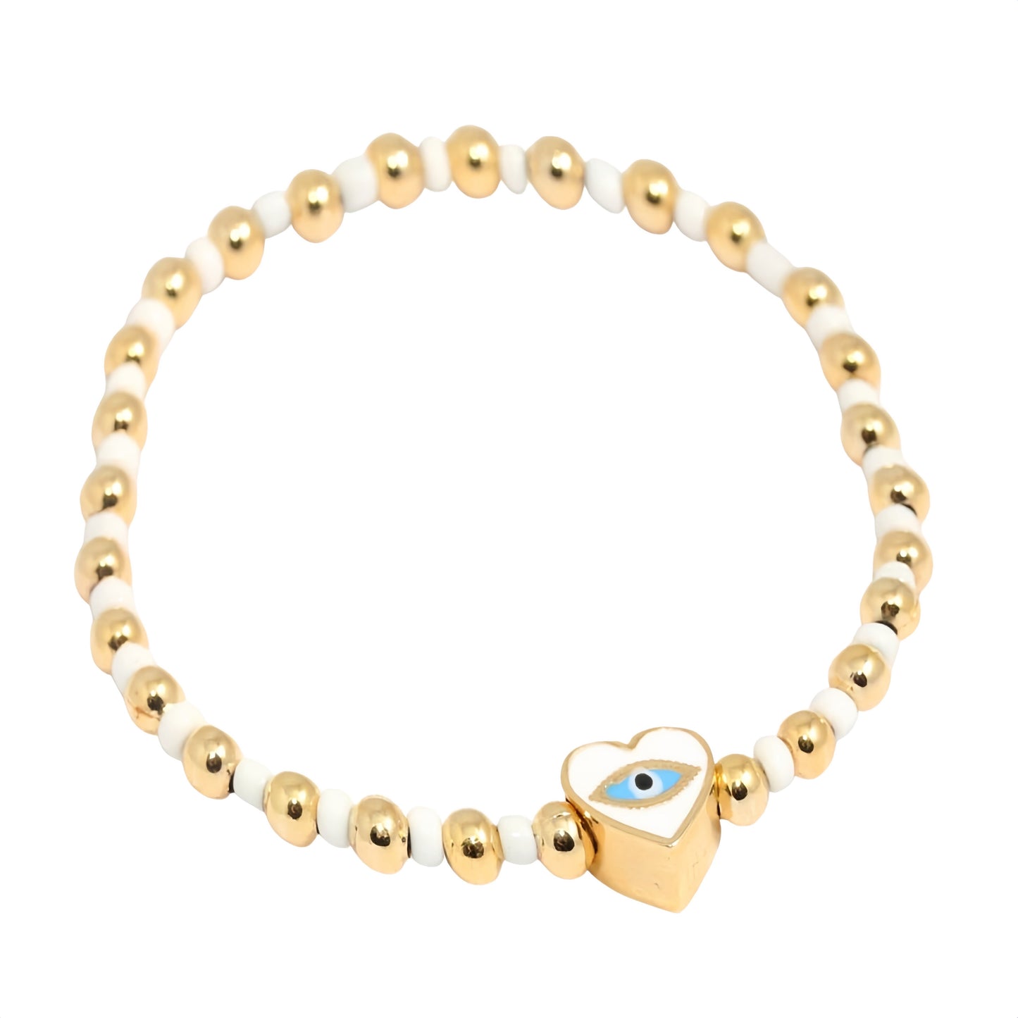 Poppy Gold Plated Bead Bracelet For Women