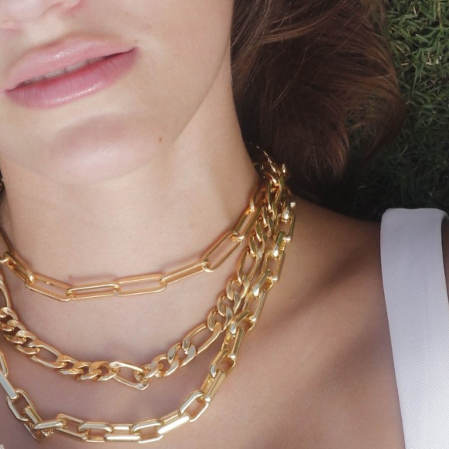 Elowen Gold-plated Chain Necklace