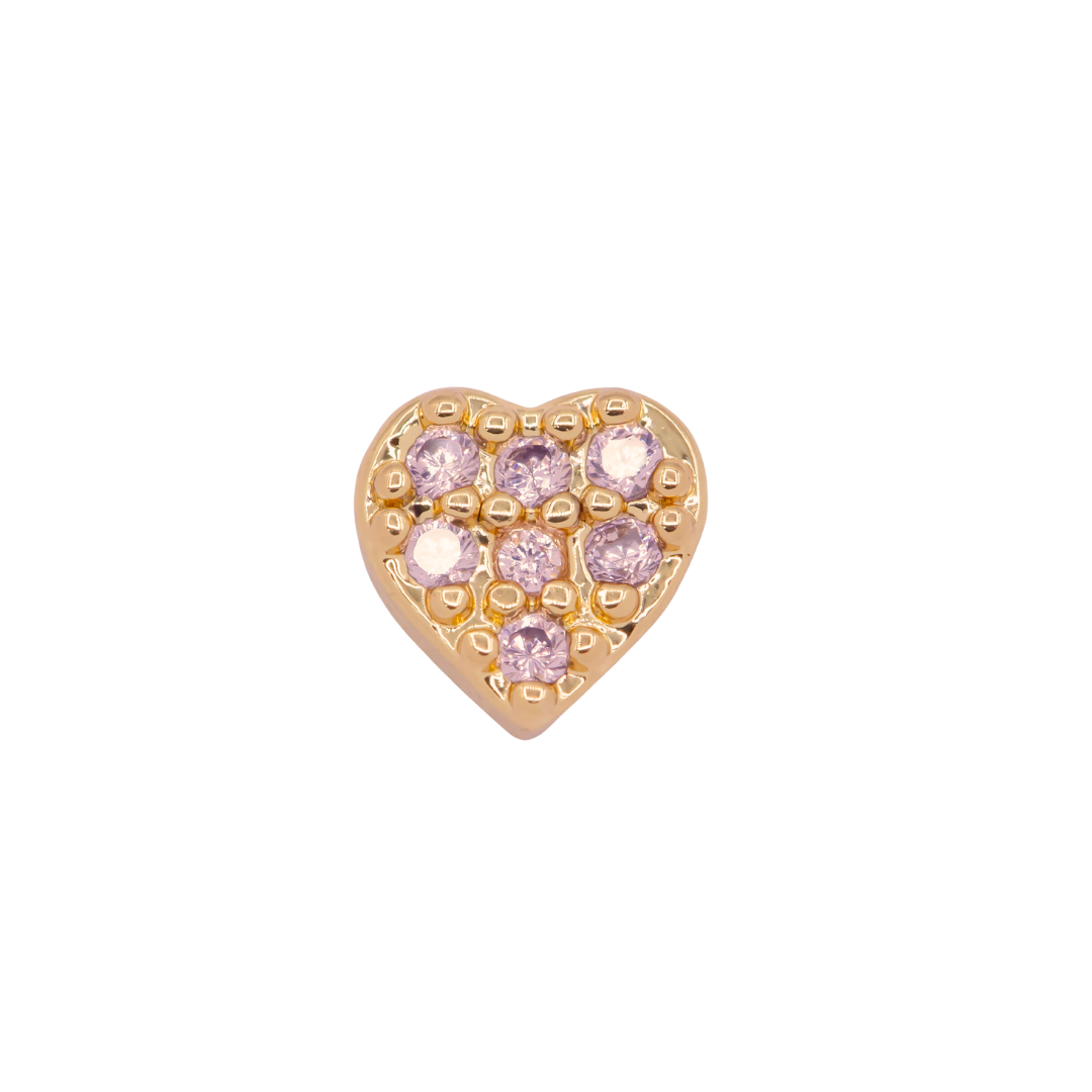 FUN CHARM-LIGHT PINK HEART