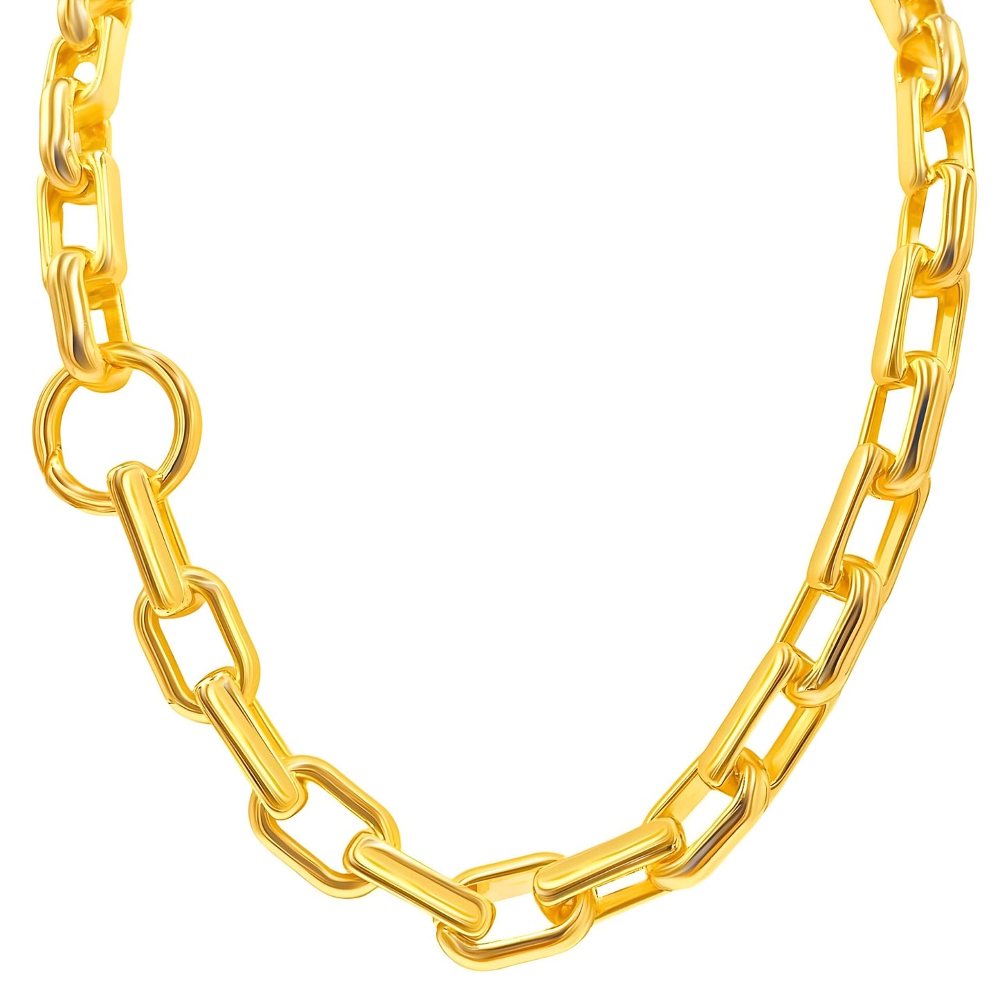 Aarya Gold-plated Chain Necklace For Women