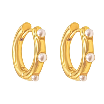 Destiny Gold-plated Hoop Earrings For Women
