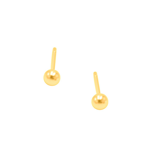 Esme Gold-plated Stud Earrings For Women