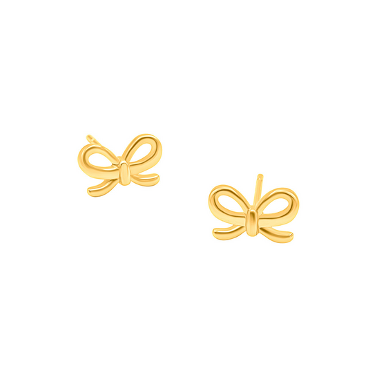 Teagan Gold-plated Stud Earrings For Women