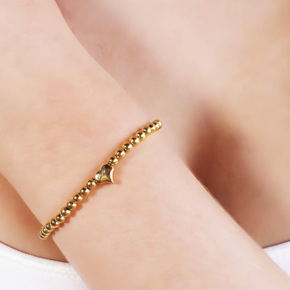 Tinsley Bead Gold Bracelet For Women and Men