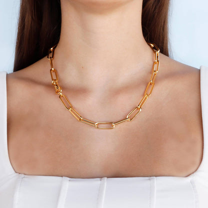 Vietta Gold-plated Chain Necklace For Women