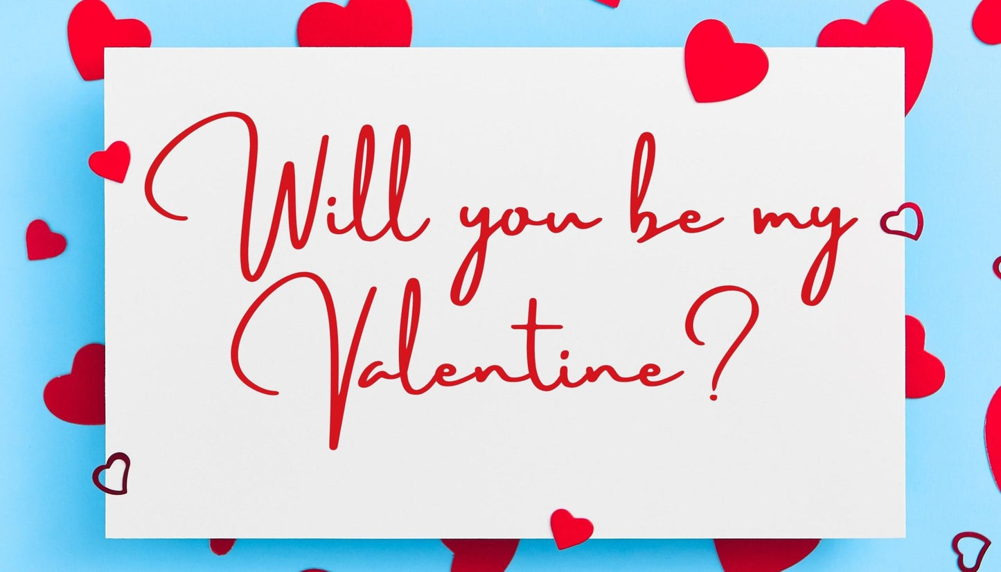 "Will you be my Valentine?" Gift Card - The Crowns